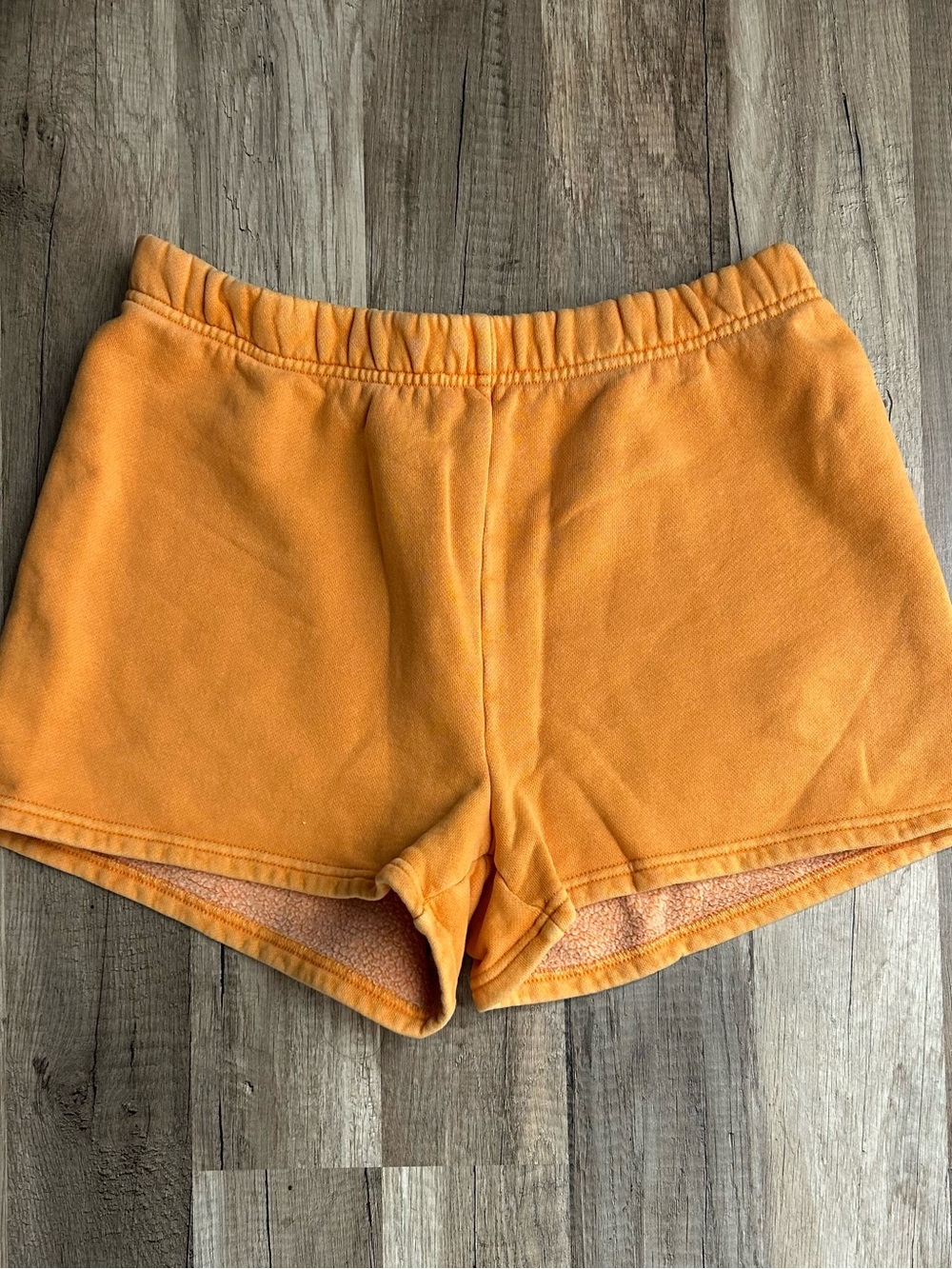 TNA Soft Orange Fleece Shorts